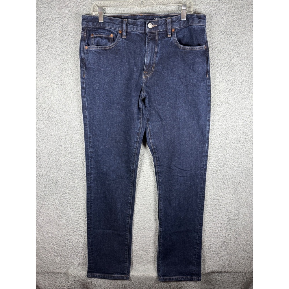Outerknown Jeans Mens 35x33‎ Dark Indigo Blue Denim SEA